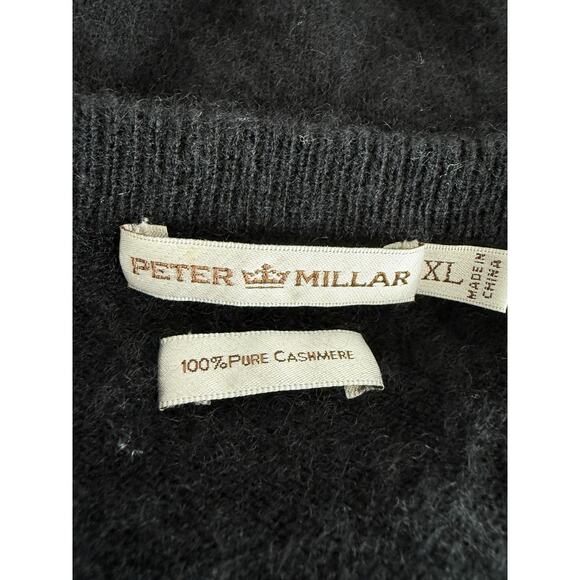 Peter Millar Men's 100% Cashmere Sweater Size XL Luxury Preppy Cozy Office - Picture 6 of 13